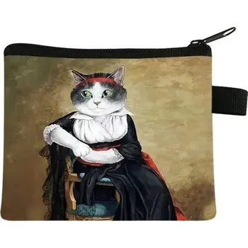 Peněženka Roztomilá mini peněženka s kočičím motivem | dětská peněženka - 18