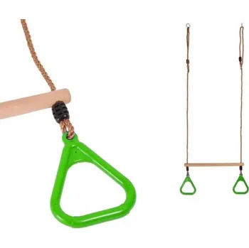 Dětská houpačka Dětská trapézová houpačka pro děti Dětské Hřiště Příslušenství JF zelená