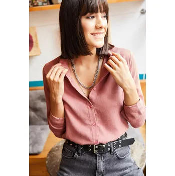 Dámská košile Dámská košile Olalook Olalook tmavě červená | růžová 2049922