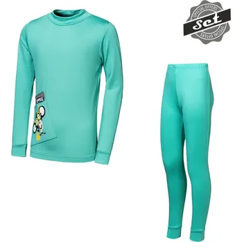 SENSOR COOLMAX THERMO dětský SET sea green velikost 130