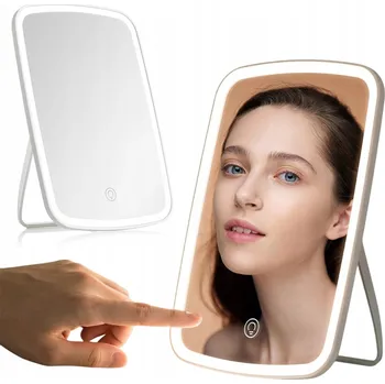 Zrcadlo ROZKLÁDACÍ KOSMETICKÉ ZRCÁTKO S LED PODSVÍCENÍM