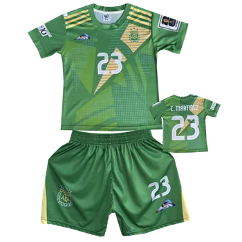 Premium dětský fotbalový dres Argentina - Dibu E.Martinez.Č.23 Velikost: 16 let (vel.166-172)