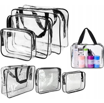 Kosmetická taška Kosmetická taštička SATIS cestovní, průhledná