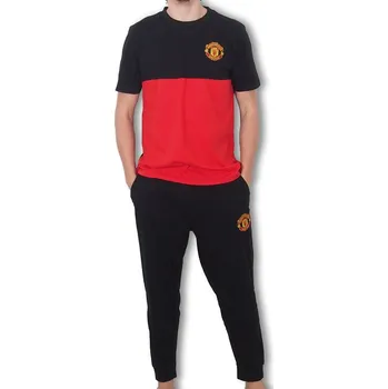 Pánské pyžamo Fan-shop Pyžamo MANCHESTER UNITED long black velikost: L