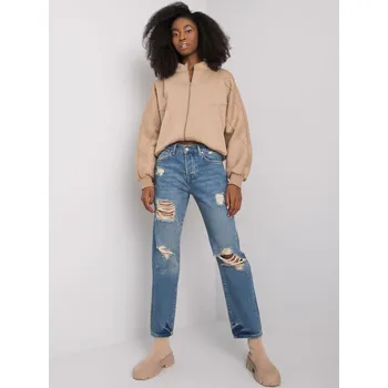 Dámské džíny Jeans trousers-RO-SP-PNT-08.83P-blue RUE PARIS modrá 3293267