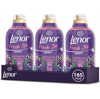 Aviváž Sada Lenor tekutá aviváž Fresh Air Moonlight Lily na 165 praní, 3x770ml