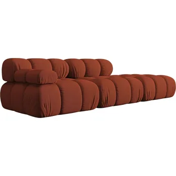 Pohovka Micadoni Terakotově oranžová čtyřmístná pohovka Bellis 282 cm, pravá