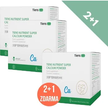 Zdraví TIENS Výživný vápníkový prášek 3+1, 3 x 10 x 10g