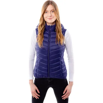 Dámská vesta Dámská prošívaná vesta GLANO - tmavě modrá Glano modrá | šedá 2241095