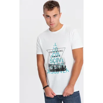 Pánské tričko Pánské triko Ombre Ombre bílá 2640324