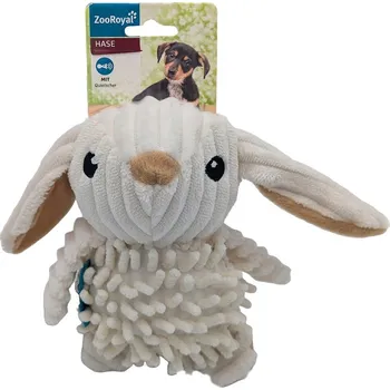 Hračka pro psa ZooRoyal hračka pro psy plyšový zajíček