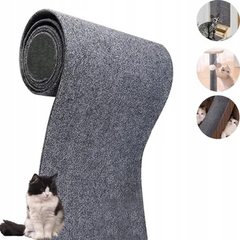 Škrabací podložka pro kočky samolepicí 40x200, odolná ochrana pohovky!