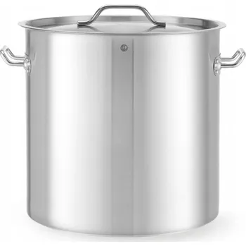 Hrnec VELKÝ GASTRONOMICKÝ HRNEC S POKLICÍ OCELOVÝ NA POLÉVKU GULÁŠ 50L HENDI