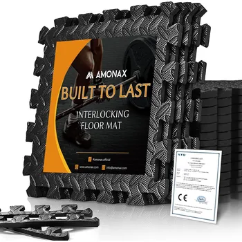 podložka na cvičení AMONAX ochranná podložka na cvičení, pěnová puzzle podložka do posilovny.