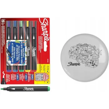 SHARPIE SADA AKRYLOVÝCH POPISOVAČŮ FIXY Akrylové fixy, 5 barev