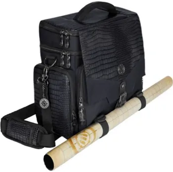 Příslušenství k deskovým hrám Blackfire EU Taška na RPG hry Enhance - černá dračí kůže (Tabletop RPG Adventurer's Bag)