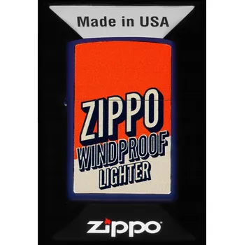 Zapalovač Zapalovač Zippo Windproof Navy Matte Benzínový
