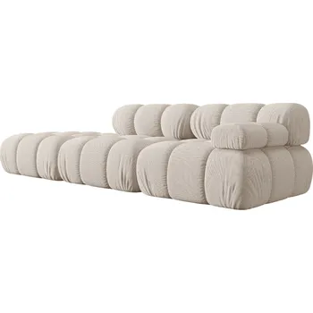 Pohovka Micadoni Světle béžová čtyřmístná pohovka Bellis 282 cm, levá