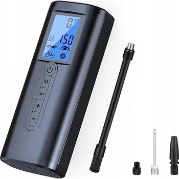 pumpička Akumulátorová pumpa na pneumatiky s digitálním manometrem