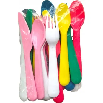 Příbor Sada příborů NŮŽ VIDLIČKA LŽIČKA PLAST