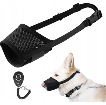 Náhubek pro psa Náhubek pro psy vel. S, prodyšný, bezpečný s nastavitelným poutkem