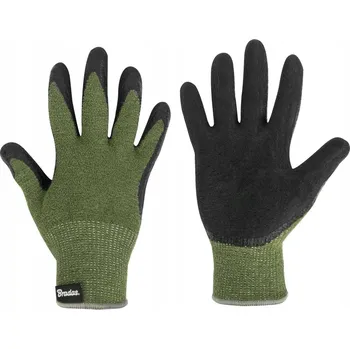 Pracovní rukavice BRADAS - RWTGG11 - Ochranné rukavice TERMO GRIP GREEN latexové, velikost 11