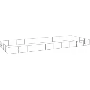 Obraz Kotec pro psa, stříbrný, 40 m2, ocelový