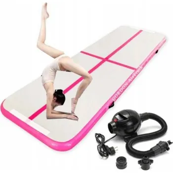 podložka na cvičení Gymnastická podložka Airtrack 3m Akrobatická dráha Fialová