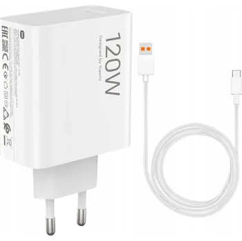 XIAOMI ORIGINÁLNÍ SUPER RYCHLÁ NABÍJEČKA MDY-13-EE 120W QC 3.0 BÍLÁ