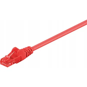 Síťový kabel Propojovací kabel Goobay U/UTP 6 RJ45 / RJ45 0,25 m červený