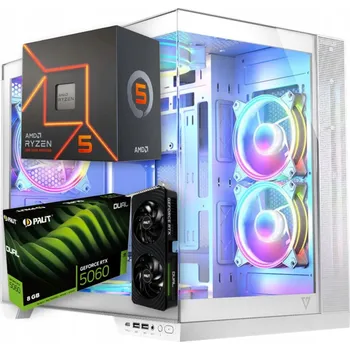 Stolní počítač Počítač Ryzen 5 5GHz || RTX 5060 8GB || 32GB DDR5/1TB SSD Win 11