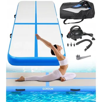 podložka na cvičení AIRTRACK SKLÁDACÍ GYMNASTICKÁ PODLOŽKA + ELEKTRICKÁ PUMPA - 300x100x10cm