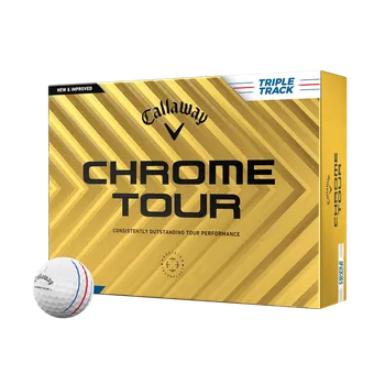 Golfový míček Callaway Chrome Tour Triple Track, White