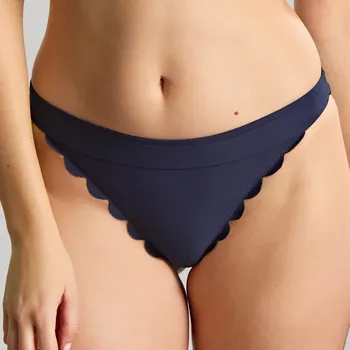 Dámské plavky Panache - Signature scallop plavkové kalhotky klasické signature ink blue 14 SW2126