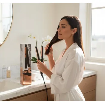 Žehlička na vlasy Žehlička Na Vlasy na vlasy s hliníkovými deskami s keramickým povrchem ELLE