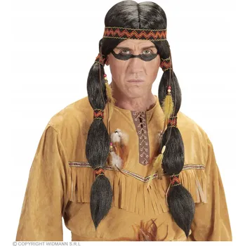 Widmann paruka dlouhé vlasy černá