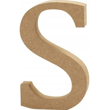 Obraz PÍSMENO S Z MDF, V: 13 CM