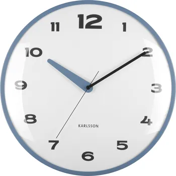 Hodiny Karlsson, Nástěnné hodiny Brisk Dome, modré - Formadore