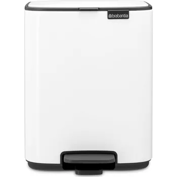 Odpadkový koš Brabantia, Odpadkový koš pedálový Bo 7 l, bílý - Formadore