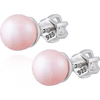 Náušnice Stříbrné šroubovací náušnice perličky