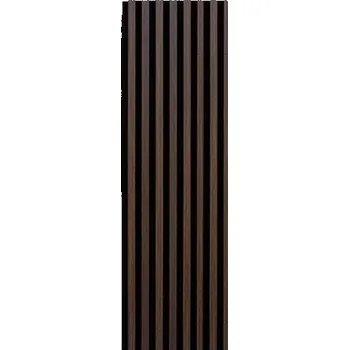 Dekorační panely dub tmavý 3D lamely na filcovém podkladu