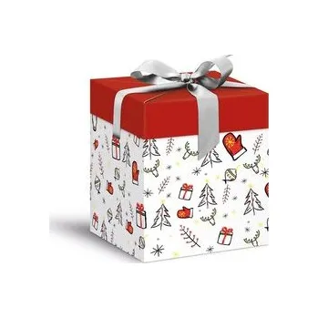 Dárková krabička krabička dárková vánoční 12x12x15cm 5370604