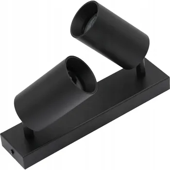 Stropní bodové svítidlo obdélníkové IdeaLed černé