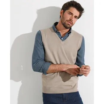 Dámská vesta Blancheporte Vesta, akryl hnědošedá 87/96