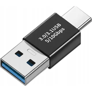 Datový kabel ADAPTÉR PŘECHODKA KABELU Z USB-C NA USB-A SAMEČEK 3.0 5/10 Gbps