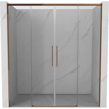 Sprchové dveře Mexen Rox posuvné sprchové dveře 180 cm, transparentní, růžové zlato - 8C2-180-002-60-00 Sprchové dveře