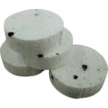 Tepelná izolace Polystyrenové ZÁTKY - Polystyrenové KRUHY ZÁTKY Průměr 67 mm BÍLÉ 100 ks