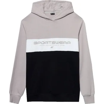 Pánská mikina Pánská mikina 4F s kapucí teplá tepláková bavlna klokanka SM1032 vel. XL