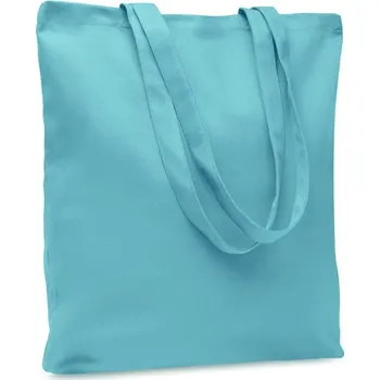 270g plátěná nákupní taška Rassa Coloured - Petrolejová