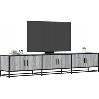 Televizní stolek TV stolek, šedý dub sonoma, 210x35x41 cm